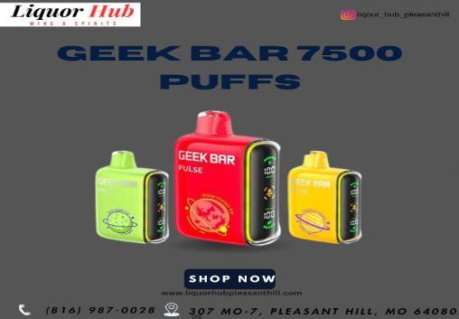 Geek Bar 7500 Puffs available in Plesant Hill MO